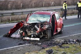 Ernstig ongeval op Markerwaarddijk, weg afgesloten