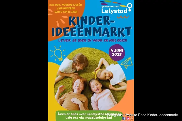 Kinder-Ideeënmarkt 2025: Jouw idee voor Lelystad!