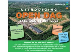 Open dag afvalverwerkingslocatie Zeeasterweg op zaterdag 14 juni 2025