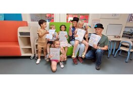 Dop en Erwt op bezoek bij basisschool de Duykeldam