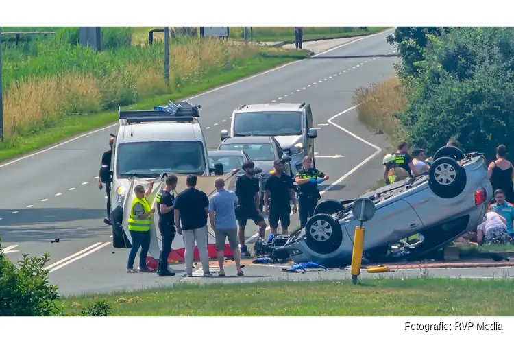 Motorrijder overleden na aanrijding met auto