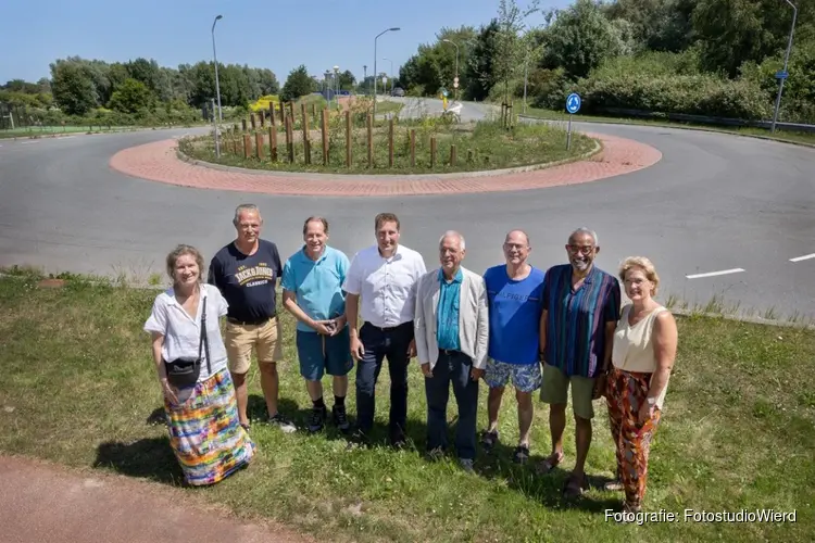 Eerste rotonde van ‘familie van rotondes’ Nationaal Park Nieuw Land geopend