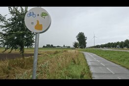 Complimentborden voor fietshelmen op nieuwe plekken in Flevoland