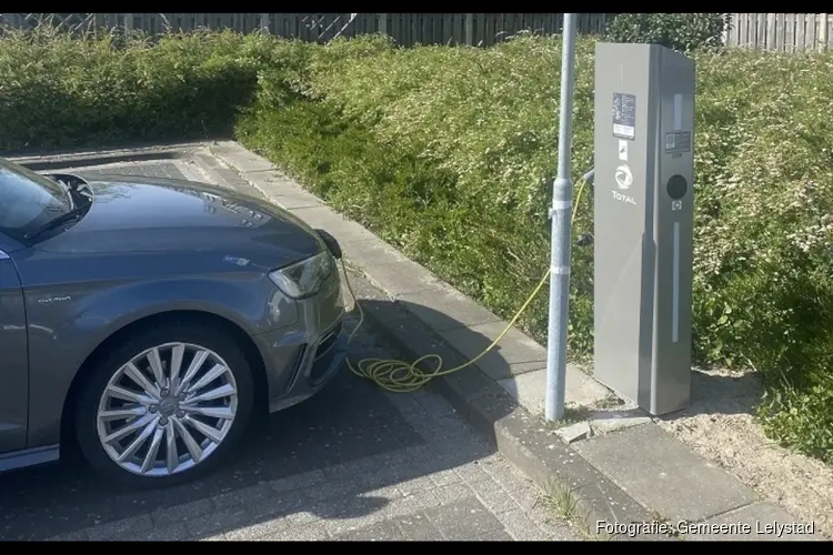 Kaart toont waar laadpalen in Lelystad mogelijk zijn