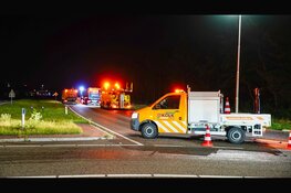 Vrachtwagen verliest lading slachtafval op N307