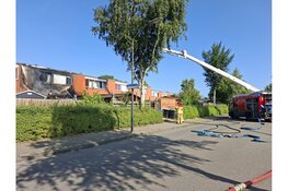 Flinke schade na brand bij woning Lelystad