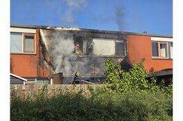 Flinke schade na brand bij woning Lelystad