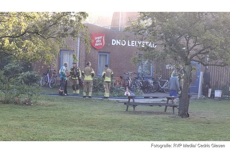 Brand bij vestiging Leger des Heils, pand ontruimd