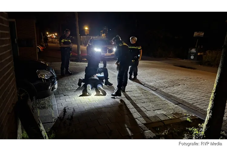 34 jarige Gelderlander onder dreiging van taser aangehouden na poging inbraak in Lelystad
