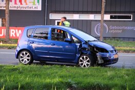 Gewonde en aanhouding na kop-staart botsing