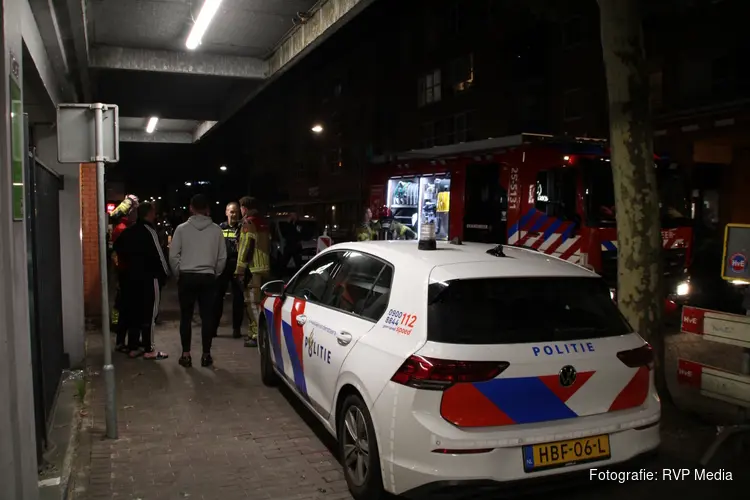 Persoon aangehouden na brandstichting in parkeergarage