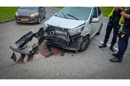 Gewonde en schade na aanrijding op kruising Lelystad