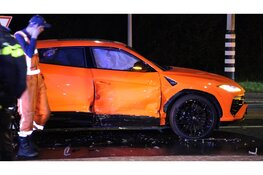 Lamborghini van € 300.000 euro betrokken bij ongeval na voorrangsfout