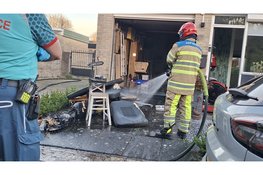 Flinke schade na brand in garagebox