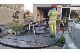Flinke schade na brand in garagebox