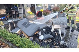 Flinke schade na brand in garagebox