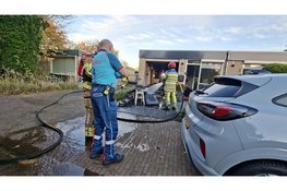 Flinke schade na brand in garagebox