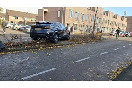 Auto botst tegen boom in Lelystad