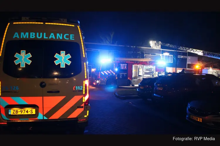 Gewonde na woningbrand in Lelystad