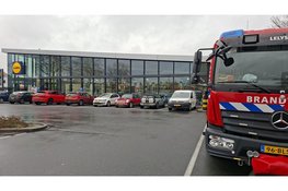 CO₂-lek bij vriezer in Lidl-supermarkt in Lelystad