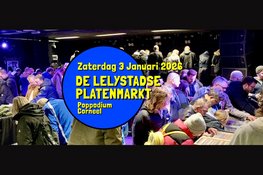 Lelystadse Platenmarkt in Poppodium Corneel