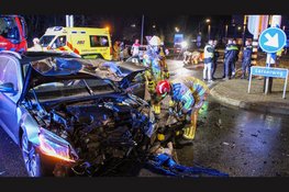 Flinke schade en gewonden na ongeval op kruising N309.