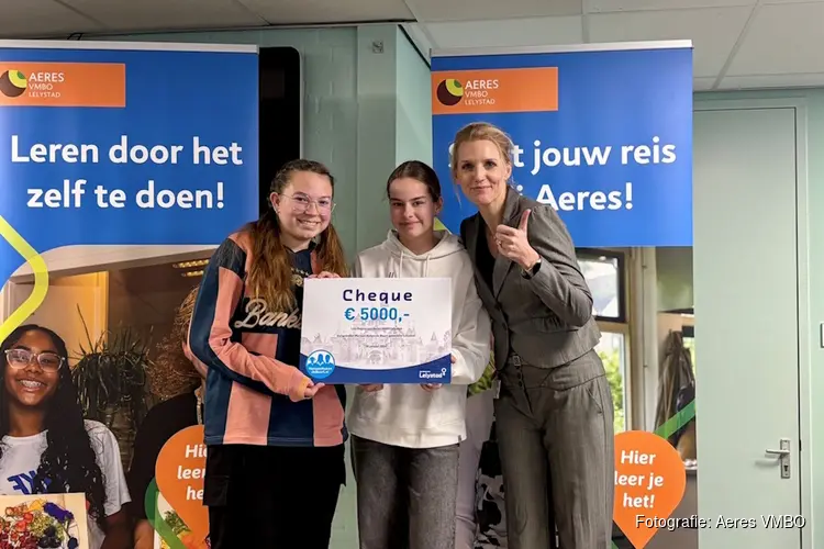 Leerlingen Aeres VMBO Lelystad zetten zich in voor de stad
