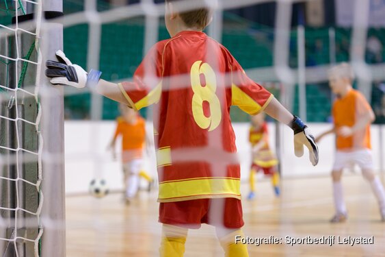 Drietal zaalvoetbaltoernooien in voorjaarsvakantie in Sportcomplex De Rietlanden