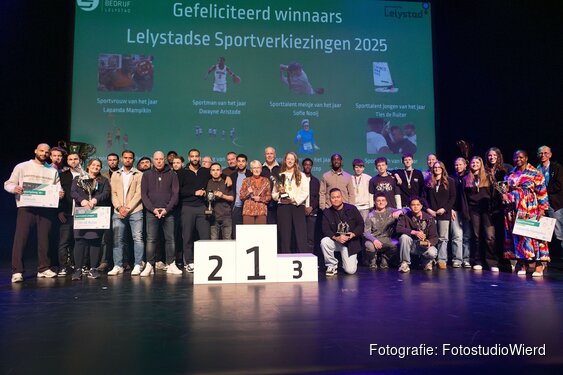 Aristode en Mampikin Sportman en Sportvrouw van het jaar in Lelystad