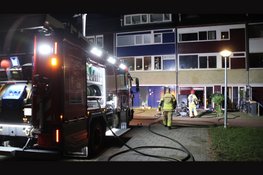 Accu vliegt in brand in garagebox onder woning