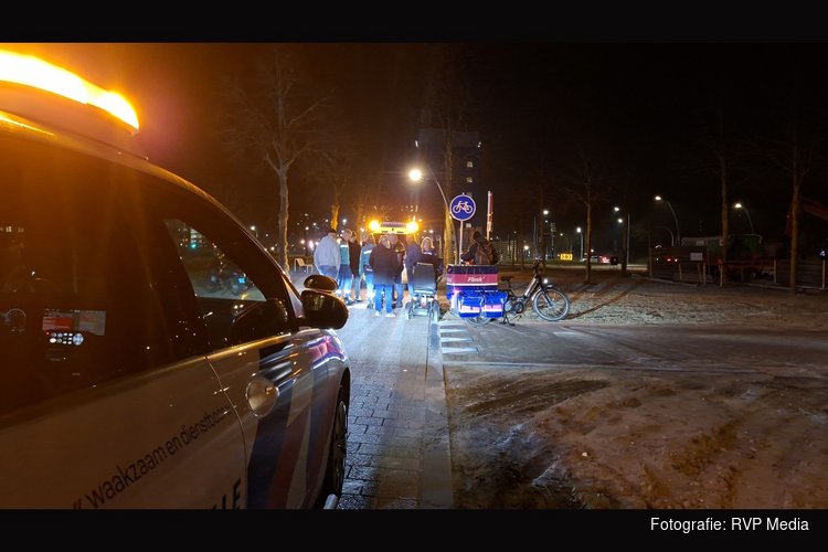 Botsing tussen twee maaltijdbezorgers in Lelystad