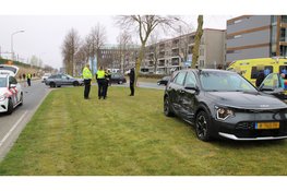 Fikse schade na ongeval op kruising in Lelystad