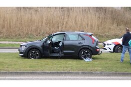 Fikse schade na ongeval op kruising in Lelystad