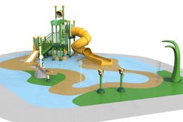 Feestelijke opening gloednieuw spraypark bij zwembad De Koploper