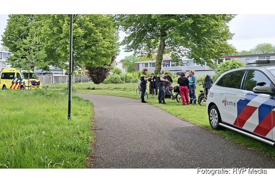 Fietsers komen in botsing in Lelystad