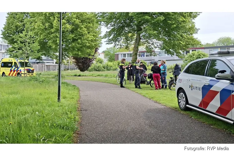 Fietsers komen in botsing in Lelystad