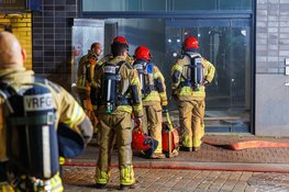 Brand in leegstaand winkelpand in Lelystad
