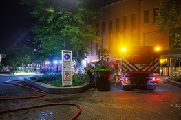 Brand in leegstaand winkelpand in Lelystad