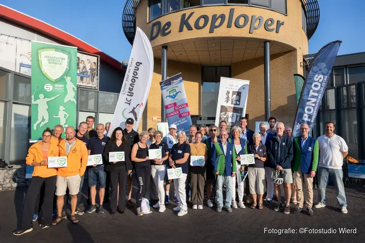 Eerste 12 keurmerken ‘Verantwoord Sporten & Bewegen’ uitgereikt in Lelystad