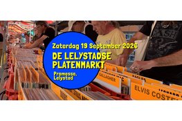 Lelystadse platenmarkt op 19 september