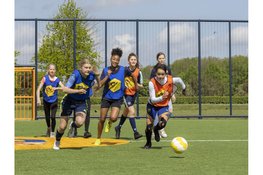 Eerste NONCHA Meiden Event op het Cruyff Court Aron Winter in Lelystad