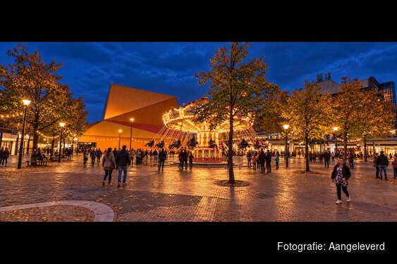 Falloria Lelystad vind plaats op de Agorahof en het Stadsplein