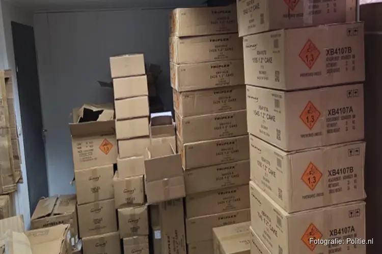 Ruim 3000 kg aan explosief gevaar in beslag genomen, verdachte aangehouden