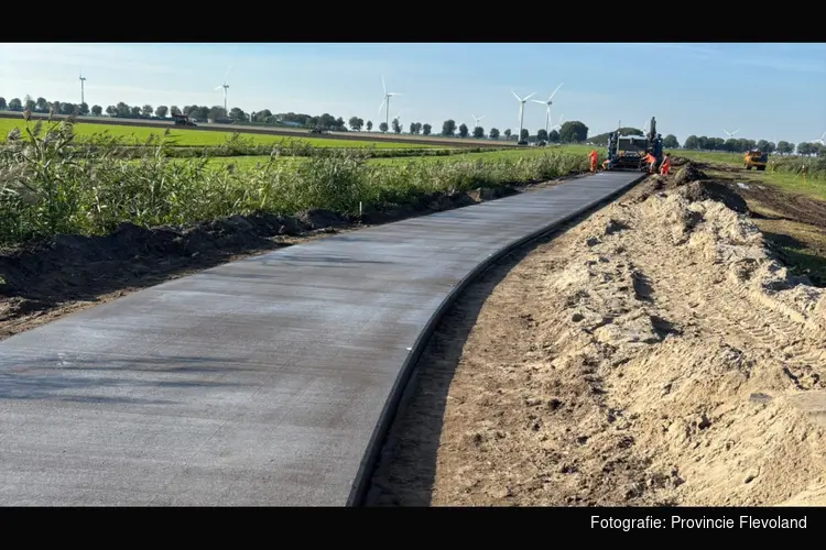 Duurzaam fietspad langs Vogelweg krijgt steeds meer vorm