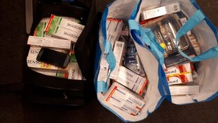 Gebitsverzorgingsproducten in trek bij mobiele bandieten