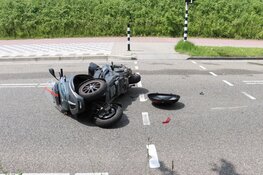 Veel schade na botsing in Lelystad