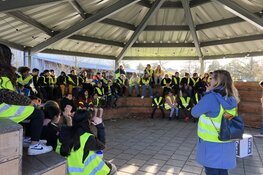 Lelystadse basisschoolleerlingen vieren een voedselfeestje