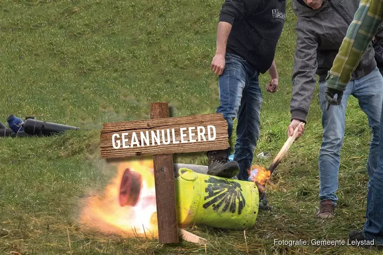Geen carbidschieten in Lelystad op oudejaarsdag