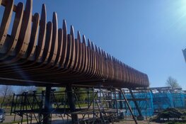 Inhijsen Campusbrug in Lelystad wordt technisch hoogstandje