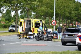 Motorrijder en passagier gewond in Lelystad